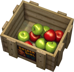 ящик яблок