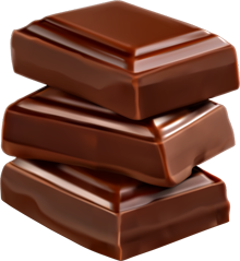 стопка шоколада