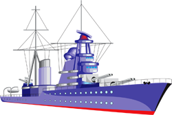 военный крейсер