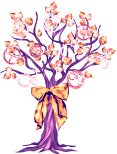 фиолетовые деревья