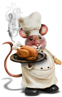 мышка-повар