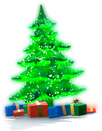 елка с подарками