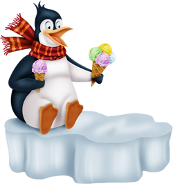зимние пингвинята