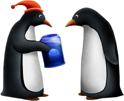 зимние пингвинята