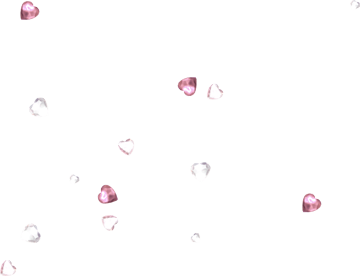 Розовые россыпи сердец