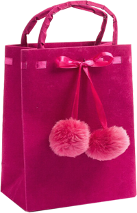 pink handbag