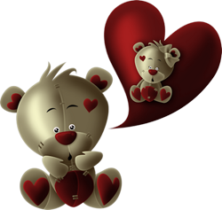 teddy bear with a heart