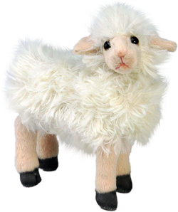 белая мягкая овечка