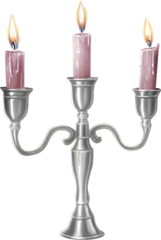 канделябры с треми свечами