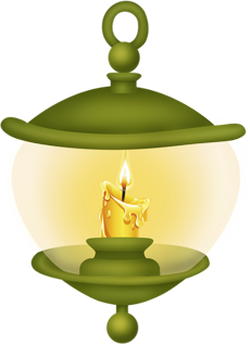 candle in the lantern