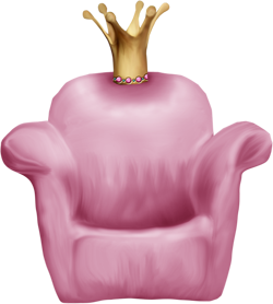 кресло розовое