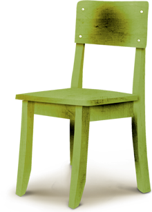зеленые стулья