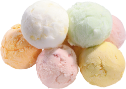 шарики мороженого
