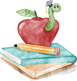книги с яблоком