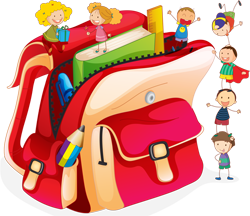 рюкзак и дети