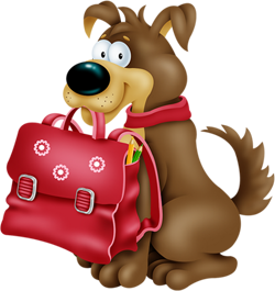 собака с портфелем