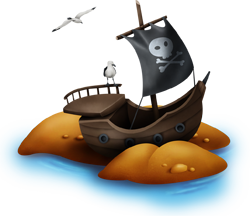 пиратский корабль