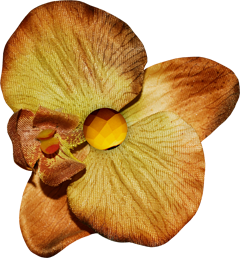 цветок из ткани
