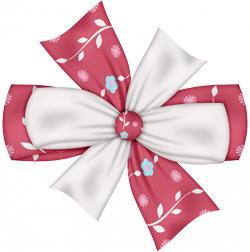 розовый бант