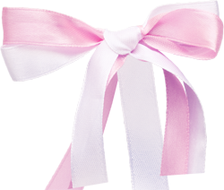розовый бант