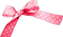 розовый бант
