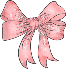 розовый бант
