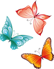 placers of butterflies