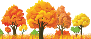 деревья осенью