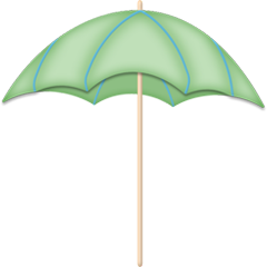 зеленый зонт