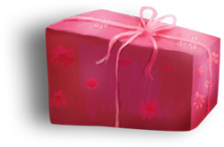 розовая коробка