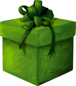 зеленая коробка