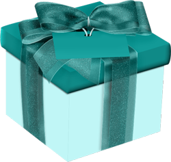 blue gift boxes