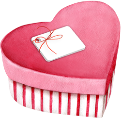 pink gift boxes