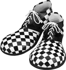 клоунские ботинки