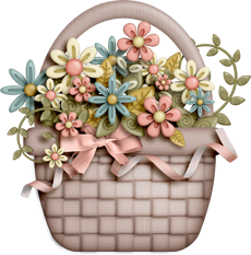 корзина с цветами