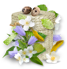 корзина с цветами