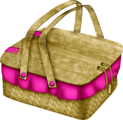 корзина с крышкой