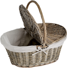 корзина с крышкой