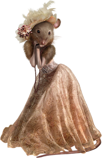 мышка в платье