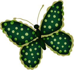 зеленая бабочка