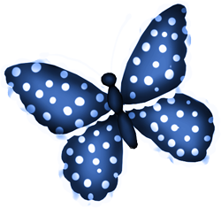синия бабочка