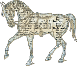 бумажная лошадь