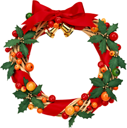 wreath with a bell