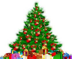елка с подарками