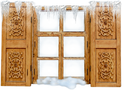 зимнее окно