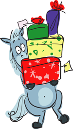 зимний конь