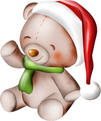 зимний медвежонок