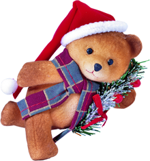 зимний медвежонок