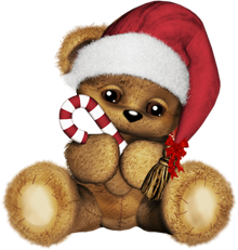 зимний медвежонок