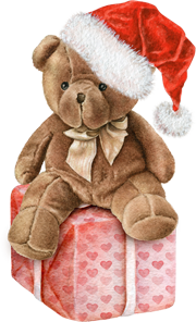 мишка в колпаке